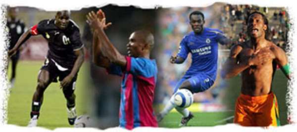 AFRICAN GOALS IN EUROPE:20 -21 Jan